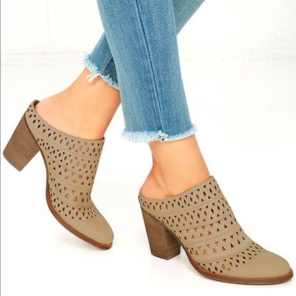 Steve Madden Shoes - Steve Madden Harmony Leather Cutout Mules